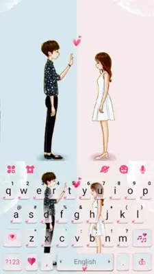 Sweet Couple Love Theme android App screenshot 0